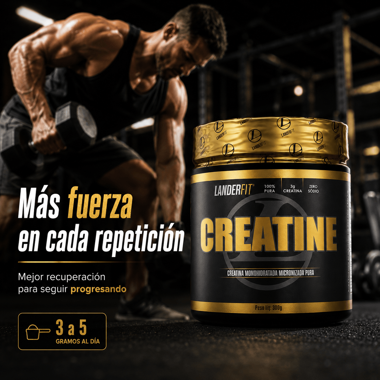 Creatina LanderFit 300gr