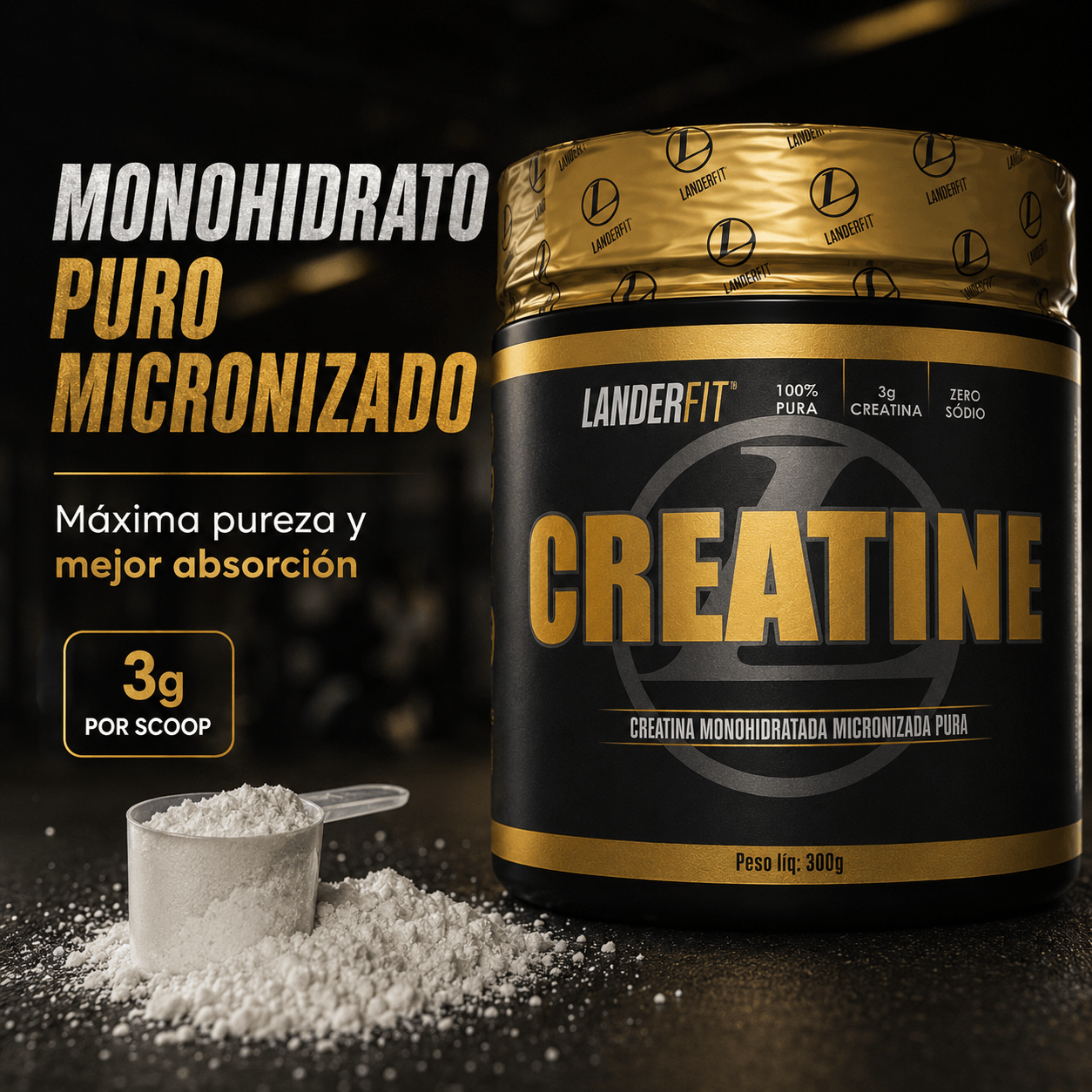 Creatina LanderFit 300gr
