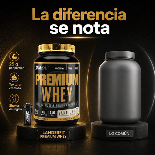 Proteina en Polvo LanderFit Premium Whey