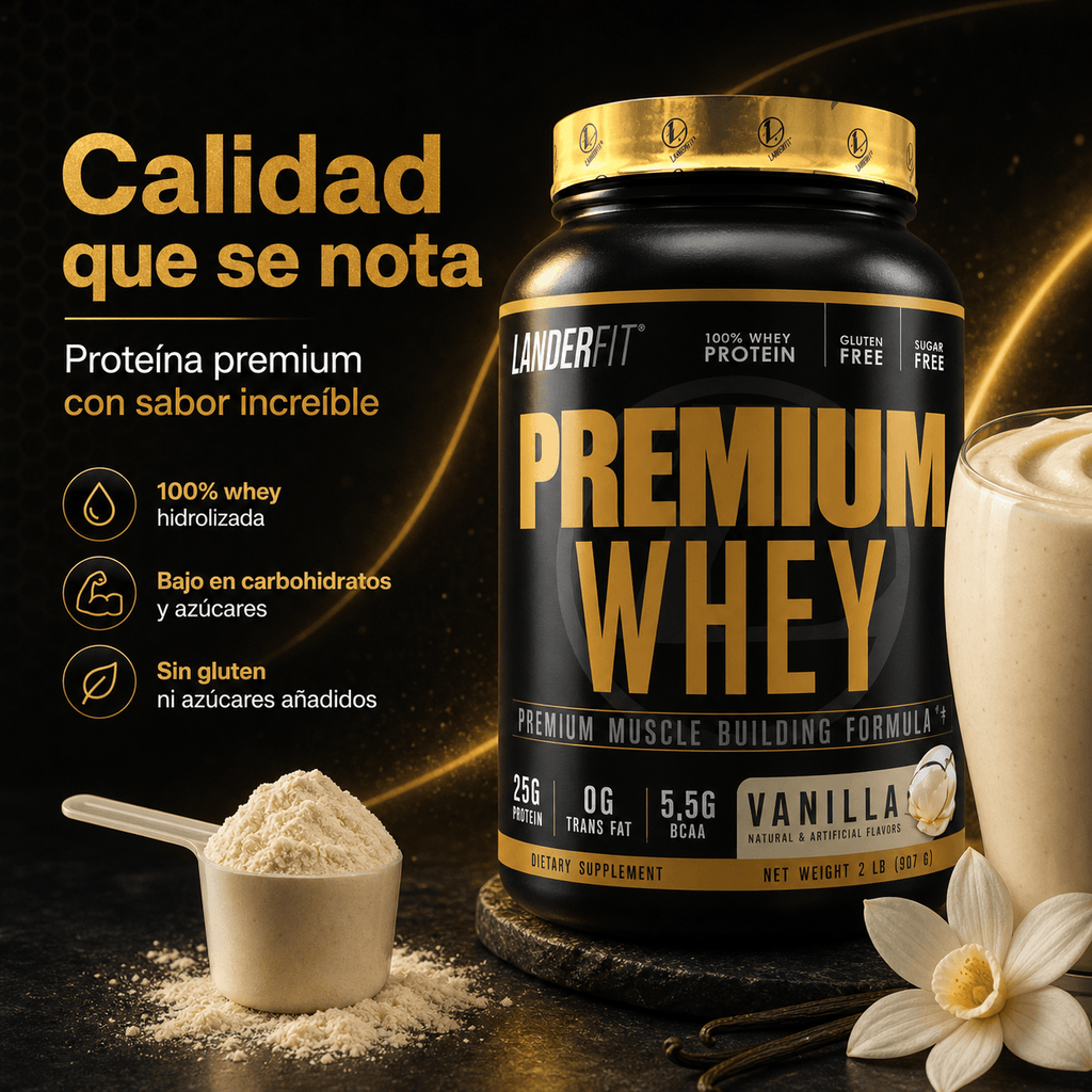 Proteina en Polvo LanderFit Premium Whey