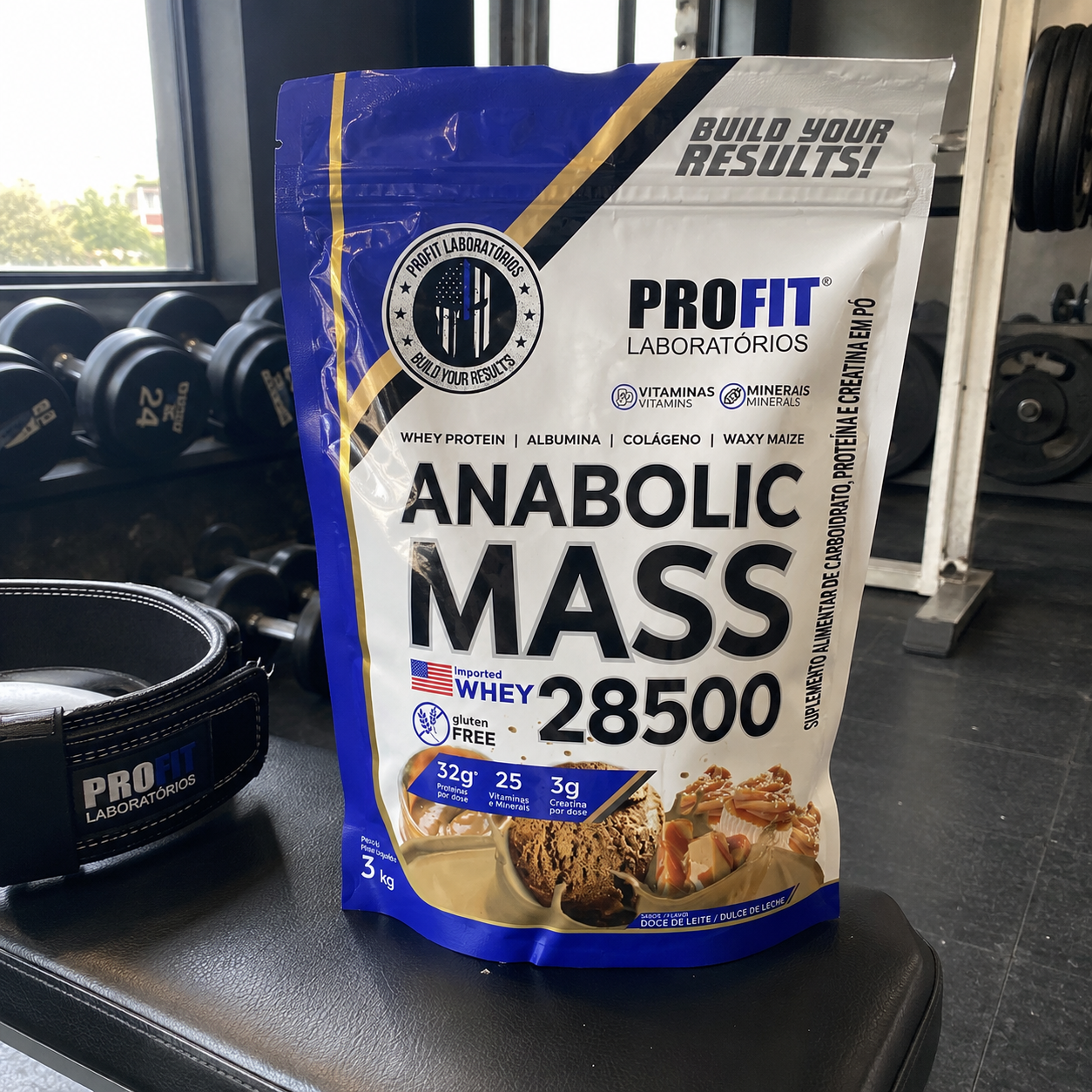 Ganador de Masa Anabolic Mass 3Kg + Shaker de regalo - imagen 3