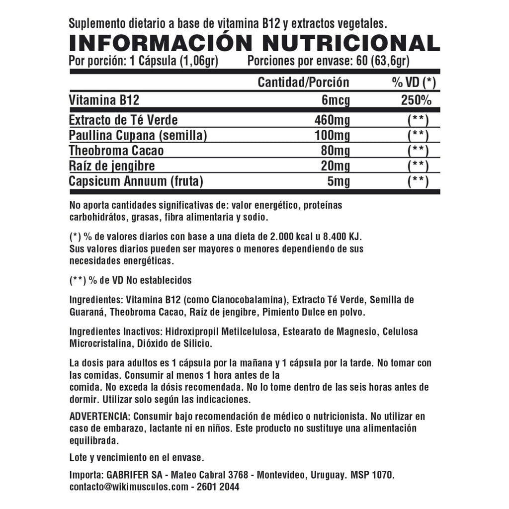 Quemador de grasa - LIPO 6 BLACK ULTRA CONCENTRATED STIM FREE NUTREX